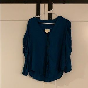 Anthropologie Button down top